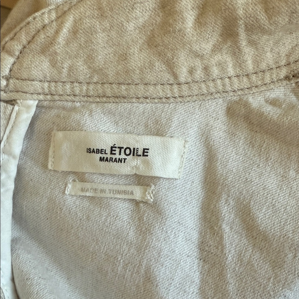 ISABEL MARANT  Laure Dress In Beige - Picture 5 of 5